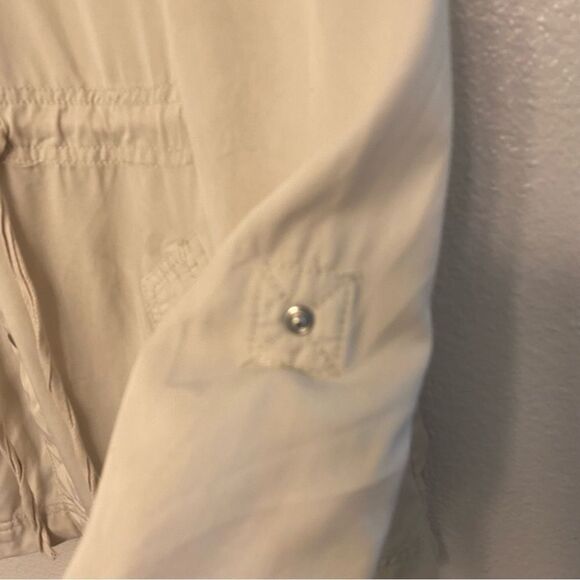 Workshop republic Women’s  Military Cargo Utility Jacket 100% lyocell tencel M - Picture 6 of 9